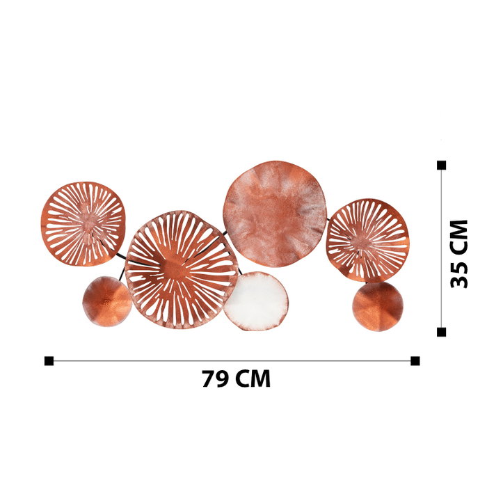 Wallity Accesorio Decorativo de Pared de Metal CH102-4 79 x 35 cm